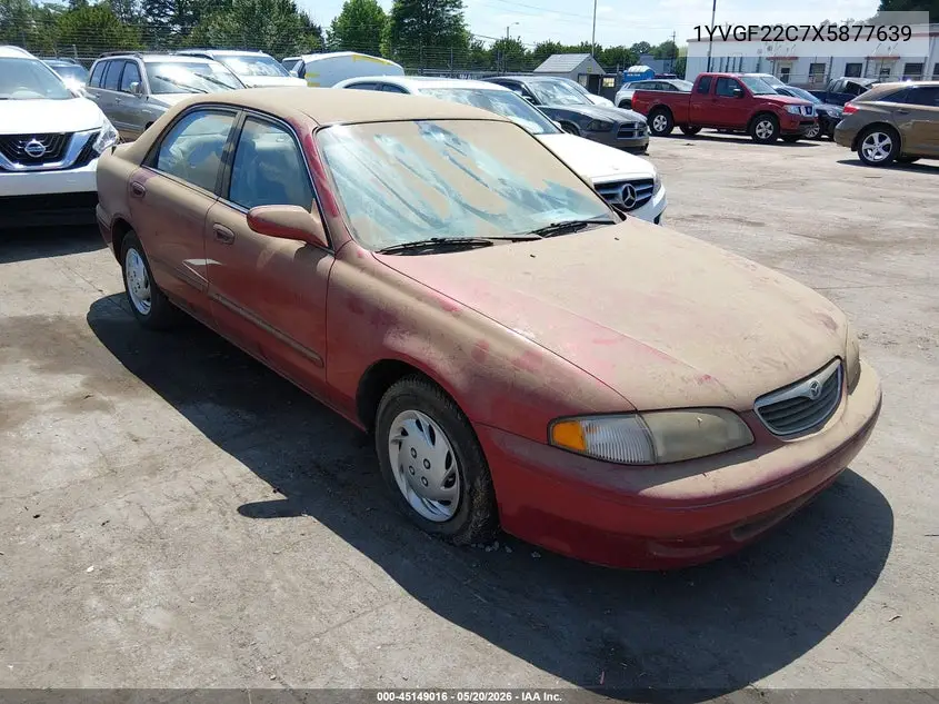 1999 Mazda 626 Es/Lx VIN: 1YVGF22C7X5877639 Lot: 45149016