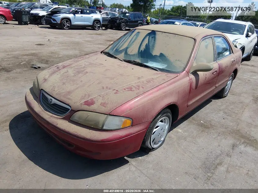 1999 Mazda 626 Es/Lx VIN: 1YVGF22C7X5877639 Lot: 45149016
