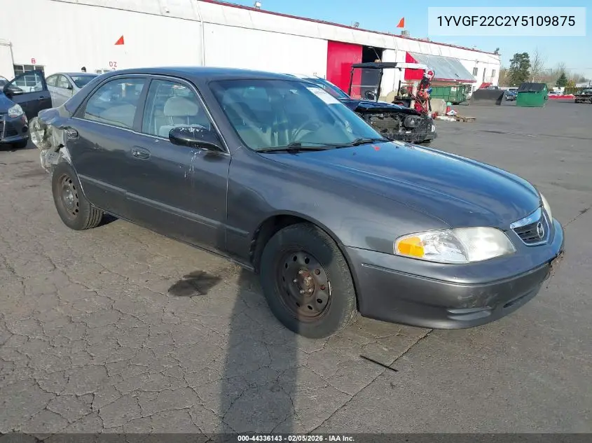 2000 Mazda 626 Es/Lx VIN: 1YVGF22C2Y5109875 Lot: 44336143