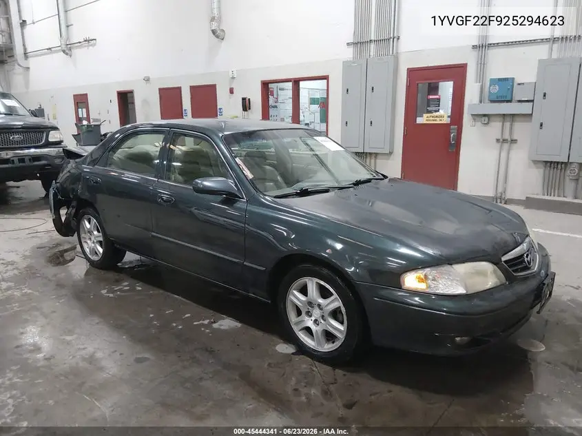 2002 Mazda 626 Es V6/Lx V6 VIN: 1YVGF22F925294623 Lot: 45444341