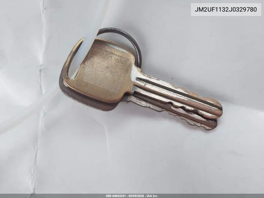 1988 Mazda B2200 Short Bed VIN: JM2UF1132J0329780 Lot: 44943341