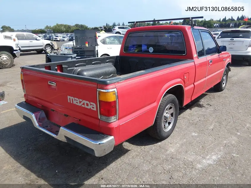 1990 Mazda B2200 Cab Plus VIN: JM2UF3130L0865805 Lot: 45578377
