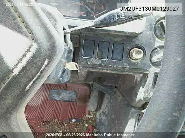 1991 Mazda B2200 Cab Plus VIN: JM2UF3130M0129027 Lot: 20261768