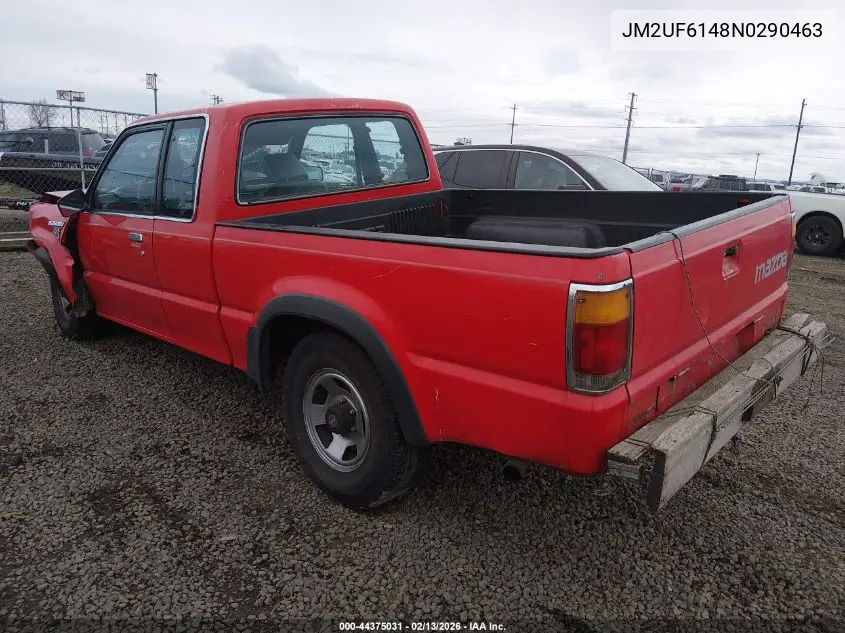 1992 Mazda B2600 Cab Plus VIN: JM2UF6148N0290463 Lot: 44375031