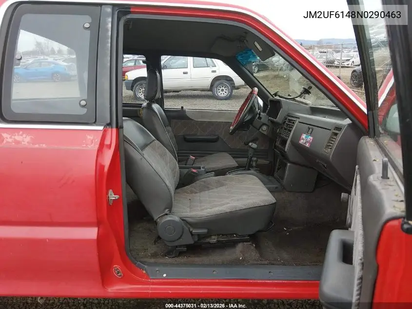 1992 Mazda B2600 Cab Plus VIN: JM2UF6148N0290463 Lot: 44375031