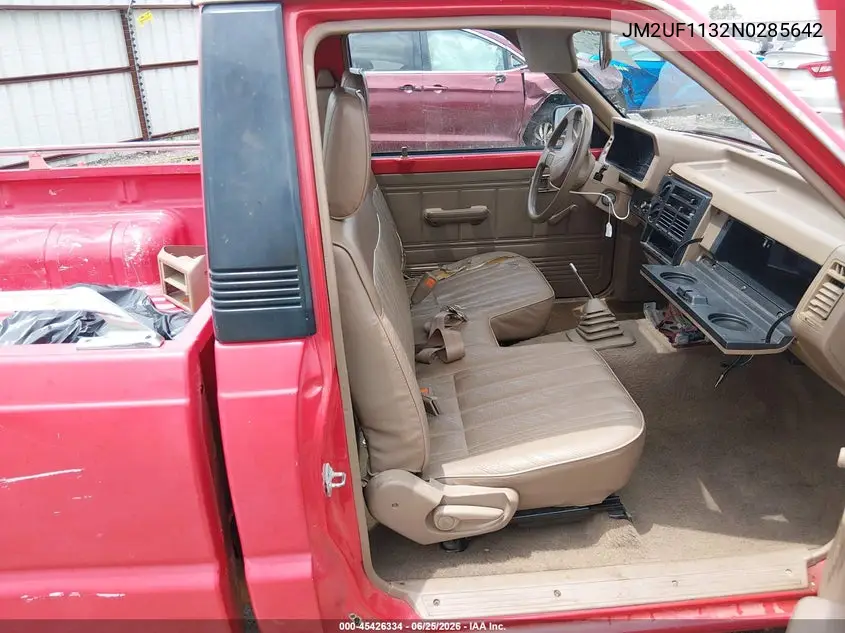 1992 Mazda B2200 Short Bed VIN: JM2UF1132N0285642 Lot: 45426334