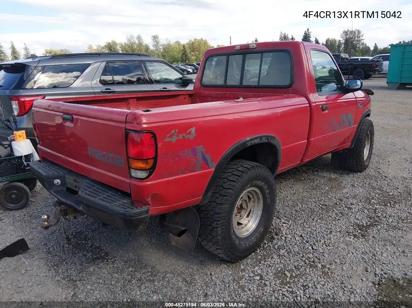 1994 Mazda B4000 VIN: 4F4CR13X1RTM15042 Lot: 45275194