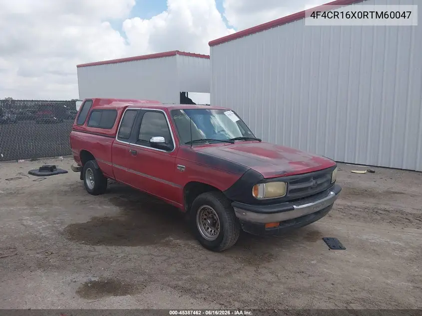 1994 Mazda B4000 Cab Plus VIN: 4F4CR16X0RTM60047 Lot: 45387462