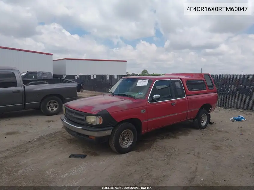 1994 Mazda B4000 Cab Plus VIN: 4F4CR16X0RTM60047 Lot: 45387462