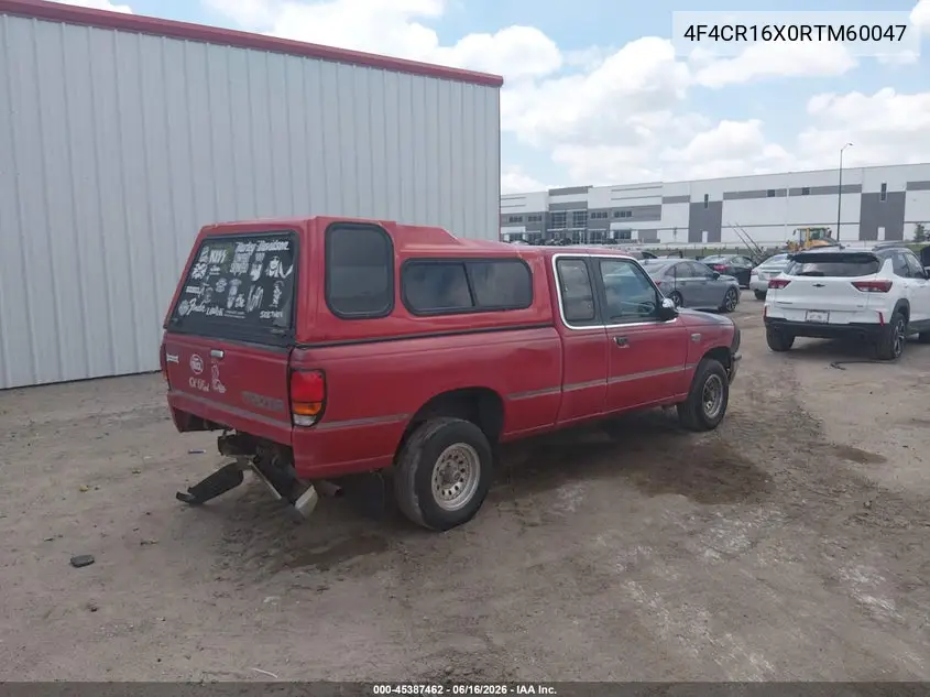 1994 Mazda B4000 Cab Plus VIN: 4F4CR16X0RTM60047 Lot: 45387462