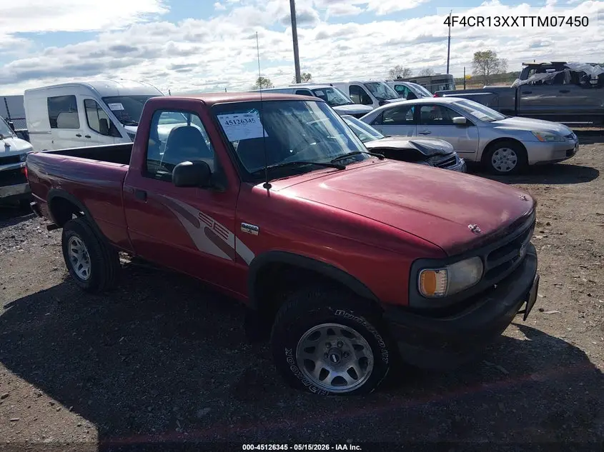 1996 Mazda B4000 VIN: 4F4CR13XXTTM07450 Lot: 45126345