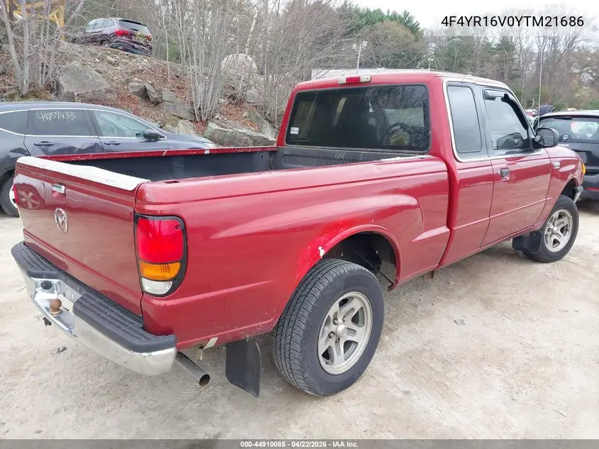 2000 Mazda B3000 Se/Tl VIN: 4F4YR16V0YTM21686 Lot: 44910085