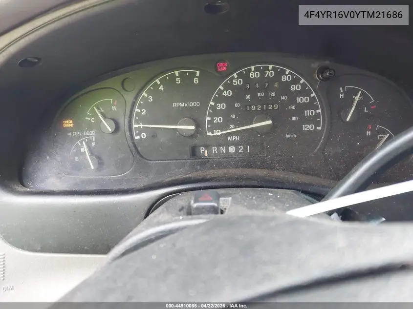 2000 Mazda B3000 Se/Tl VIN: 4F4YR16V0YTM21686 Lot: 44910085