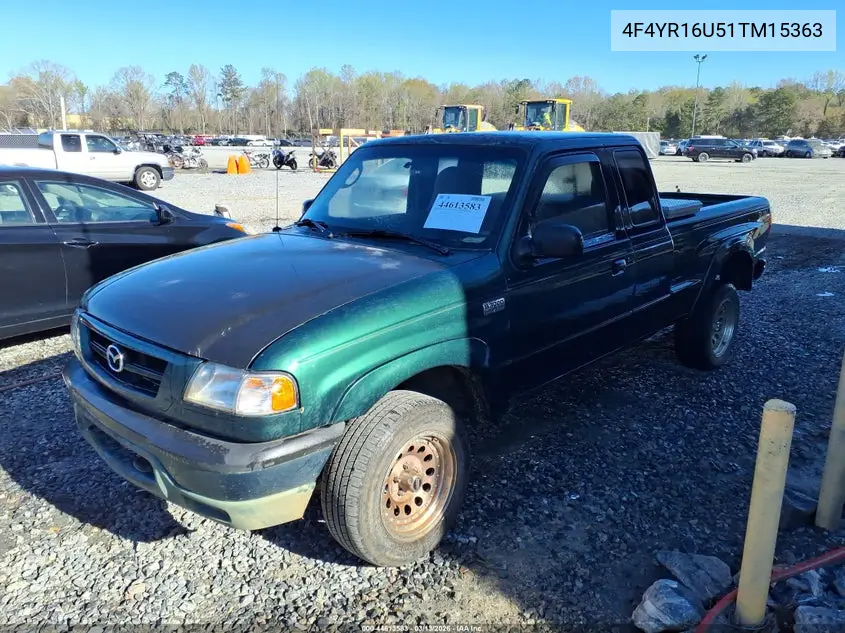 2001 Mazda B3000 Ds/Se VIN: 4F4YR16U51TM15363 Lot: 44613583