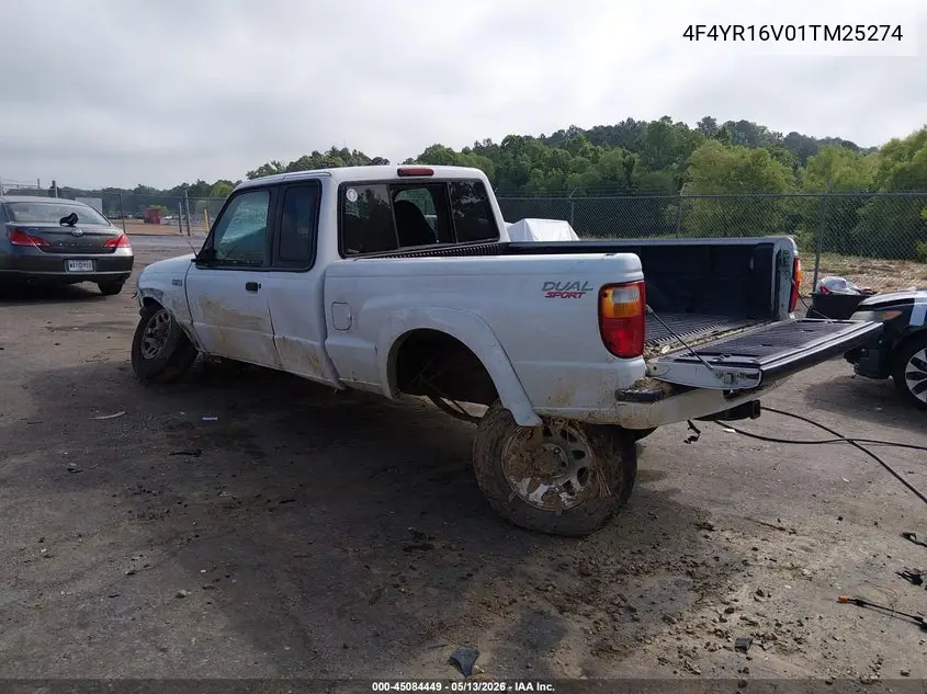 2001 Mazda B3000 Ds/Se VIN: 4F4YR16V01TM25274 Lot: 45084449