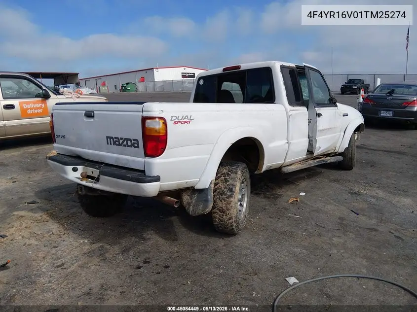 2001 Mazda B3000 Ds/Se VIN: 4F4YR16V01TM25274 Lot: 45084449