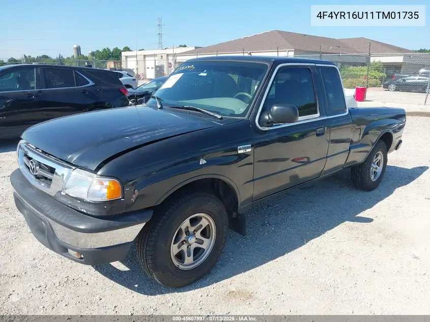 2001 Mazda B3000 Ds/Se VIN: 4F4YR16U11TM01735 Lot: 45607997