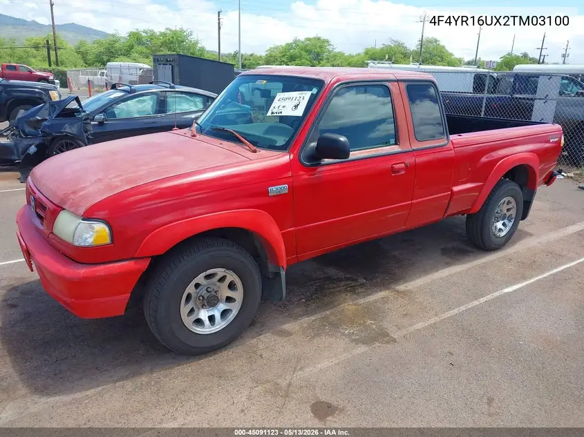 2002 Mazda B3000 Ds VIN: 4F4YR16UX2TM03100 Lot: 45091123