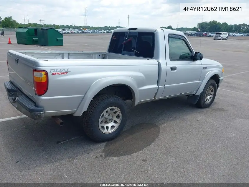 2002 Mazda B3000 Ds VIN: 4F4YR12U62TM18621 Lot: 45524506