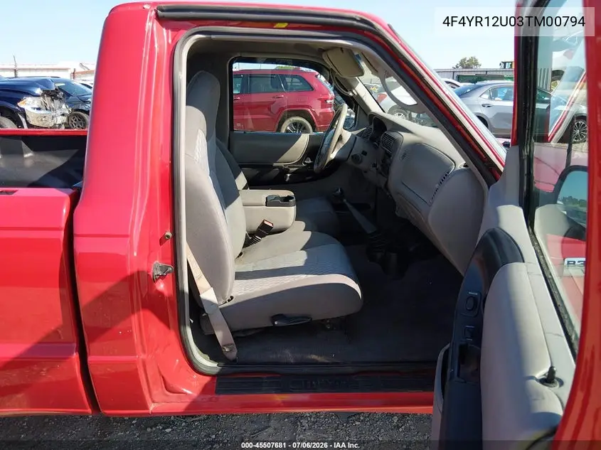 2003 Mazda B3000 Ds VIN: 4F4YR12U03TM00794 Lot: 45507681