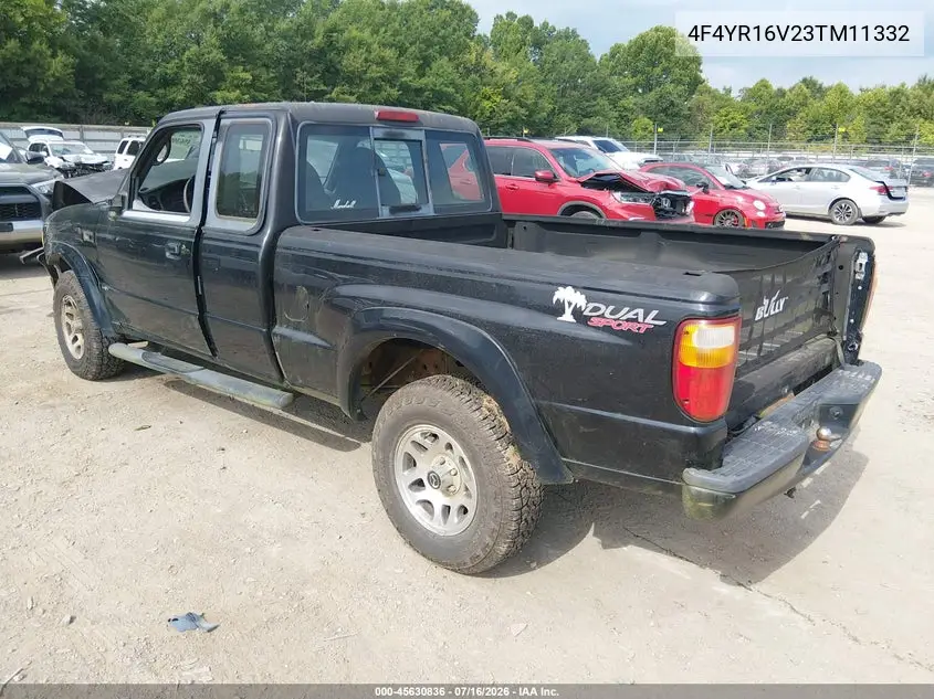 2003 Mazda B3000 Ds VIN: 4F4YR16V23TM11332 Lot: 45630836