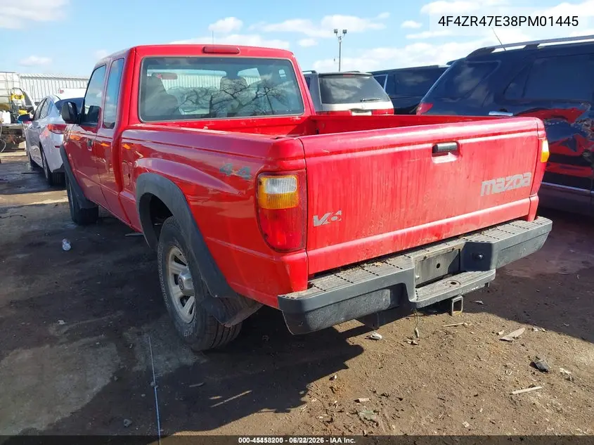 2008 Mazda B4000 VIN: 4F4ZR47E38PM01445 Lot: 45458200