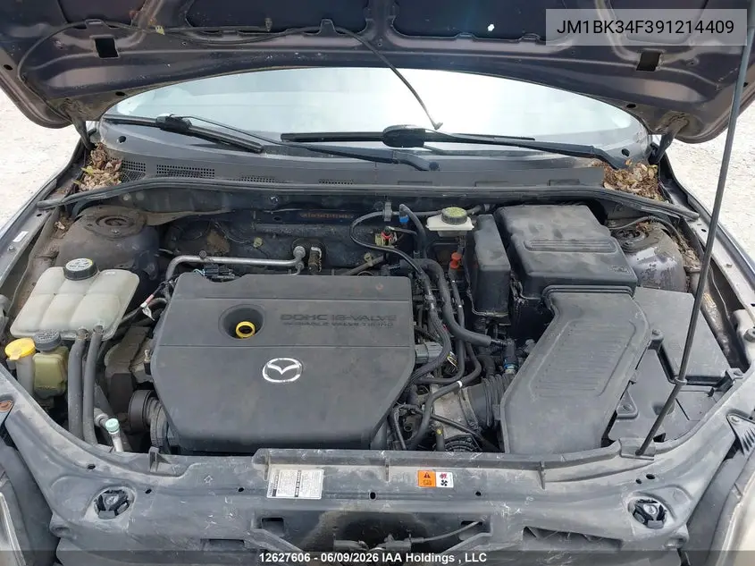 2009 Mazda Cx-3 VIN: JM1BK34F391214409 Lot: 12627606