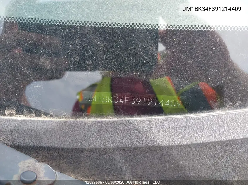 2009 Mazda Cx-3 VIN: JM1BK34F391214409 Lot: 12627606