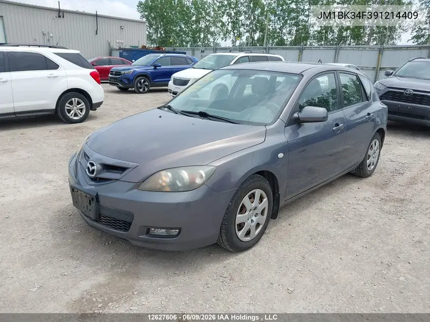 2009 Mazda Cx-3 VIN: JM1BK34F391214409 Lot: 12627606