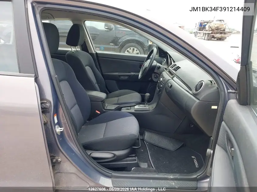 2009 Mazda Cx-3 VIN: JM1BK34F391214409 Lot: 12627606