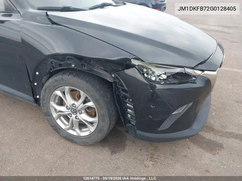 2016 Mazda Cx-3 Gx VIN: JM1DKFB72G0128405 Lot: 12614770