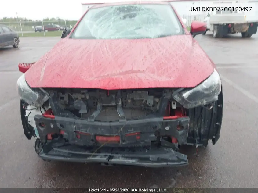 2016 Mazda Cx-3 Grand Touring VIN: JM1DKBD77G0120497 Lot: 12621511