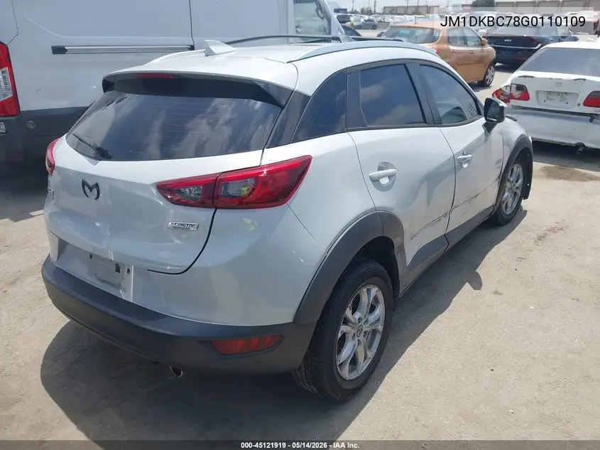 2016 Mazda Cx-3 Touring VIN: JM1DKBC78G0110109 Lot: 45121919