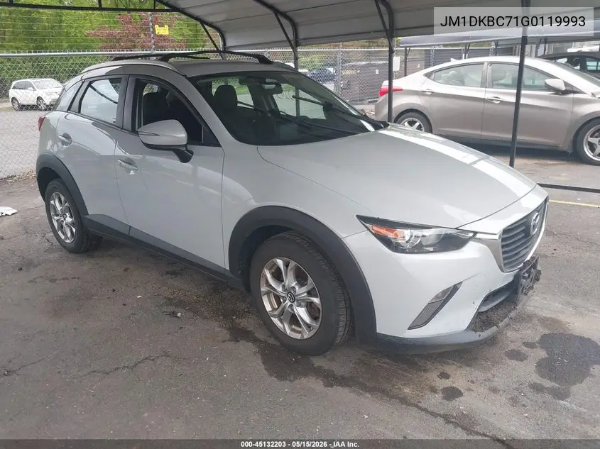 2016 Mazda Cx-3 Touring VIN: JM1DKBC71G0119993 Lot: 45132203