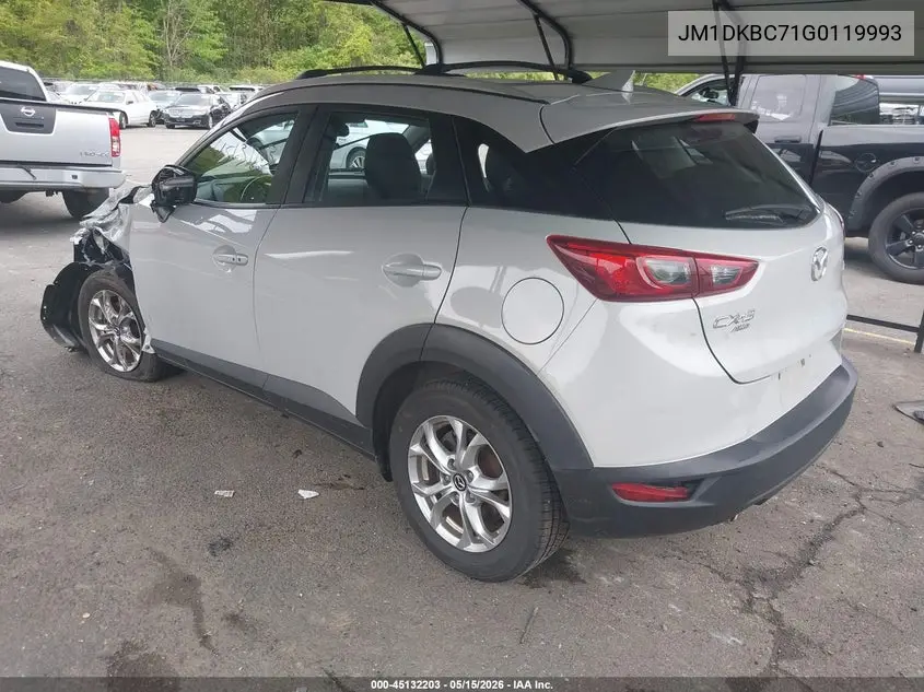 2016 Mazda Cx-3 Touring VIN: JM1DKBC71G0119993 Lot: 45132203