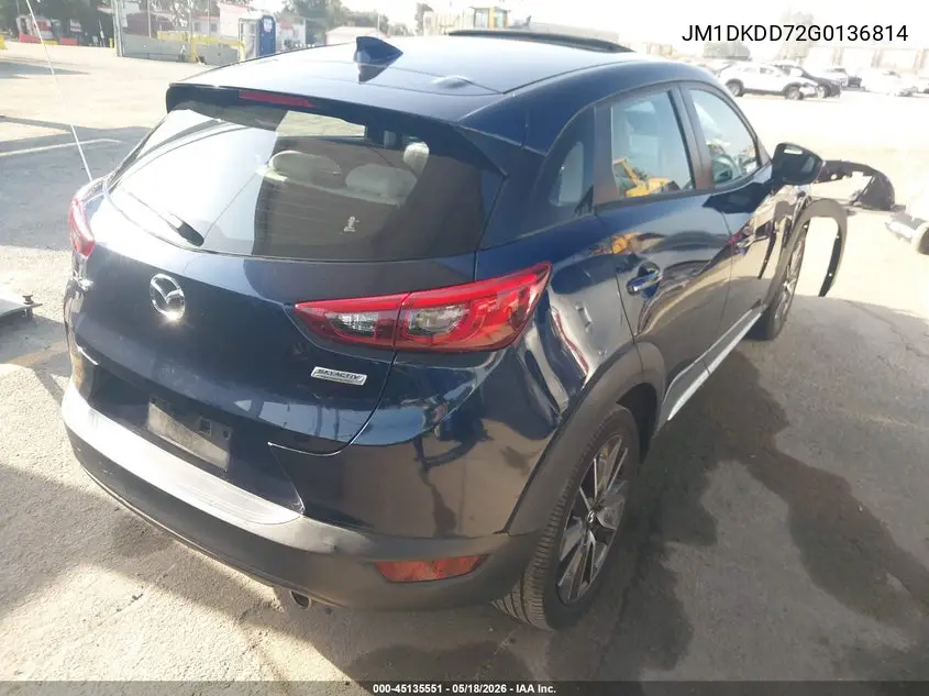 2016 Mazda Cx-3 Grand Touring VIN: JM1DKDD72G0136814 Lot: 45135551