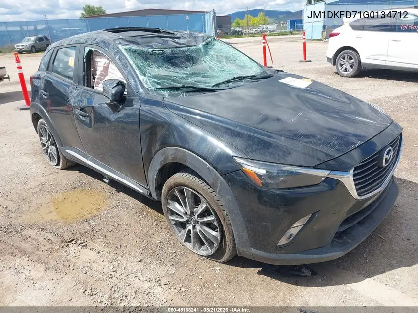 2016 Mazda Cx-3 Grand Touring VIN: JM1DKFD71G0134712 Lot: 45168241