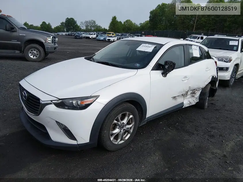 2016 Mazda Cx-3 Sport VIN: JM1DKFB76G0128519 Lot: 45204431