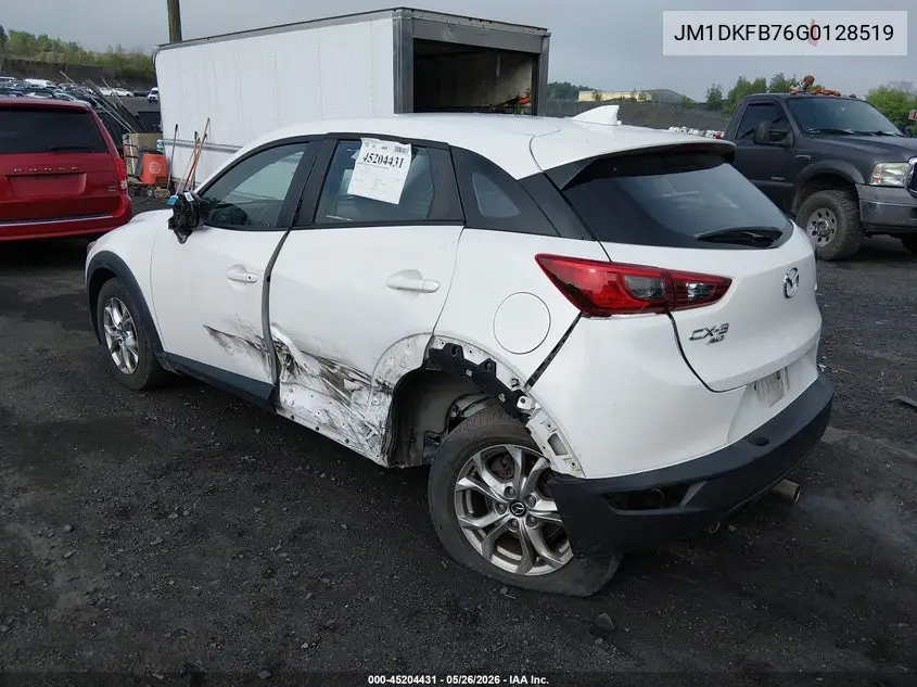 2016 Mazda Cx-3 Sport VIN: JM1DKFB76G0128519 Lot: 45204431
