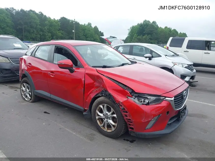 2016 Mazda Cx-3 Touring VIN: JM1DKFC76G0128910 Lot: 45219155
