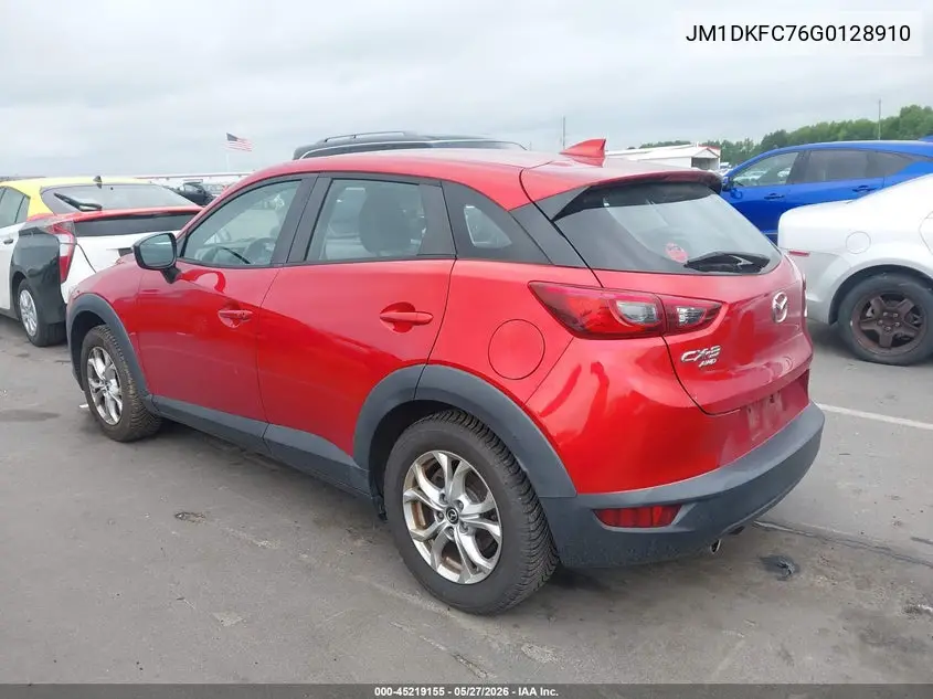 2016 Mazda Cx-3 Touring VIN: JM1DKFC76G0128910 Lot: 45219155