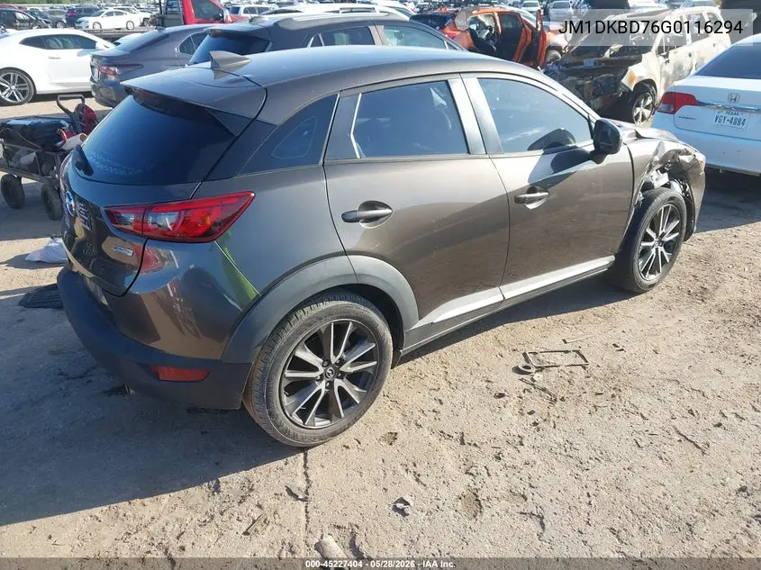 2016 Mazda Cx-3 Grand Touring VIN: JM1DKBD76G0116294 Lot: 45227404