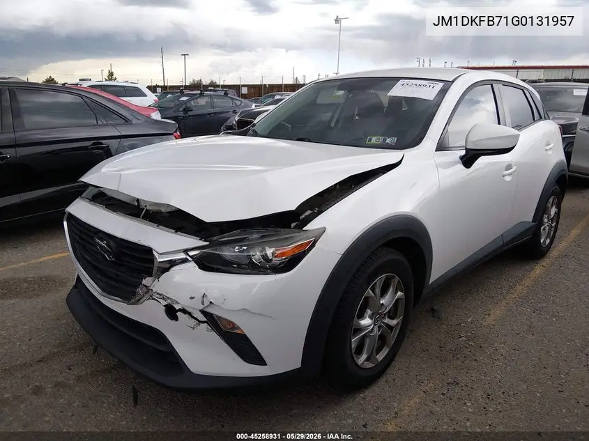 2016 Mazda Cx-3 Sport VIN: JM1DKFB71G0131957 Lot: 45258931