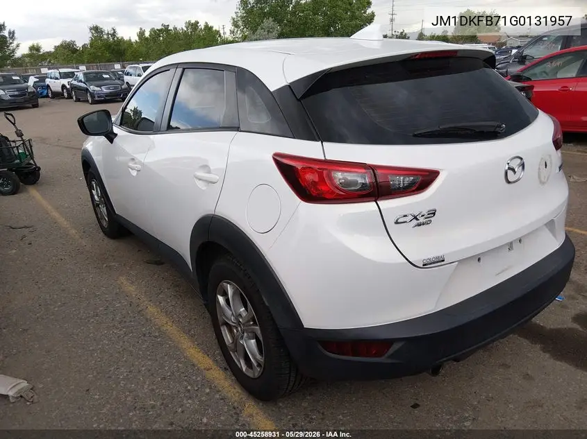 2016 Mazda Cx-3 Sport VIN: JM1DKFB71G0131957 Lot: 45258931