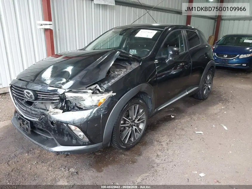 2016 Mazda Cx-3 Grand Touring VIN: JM1DKBD75G0109966 Lot: 45325642