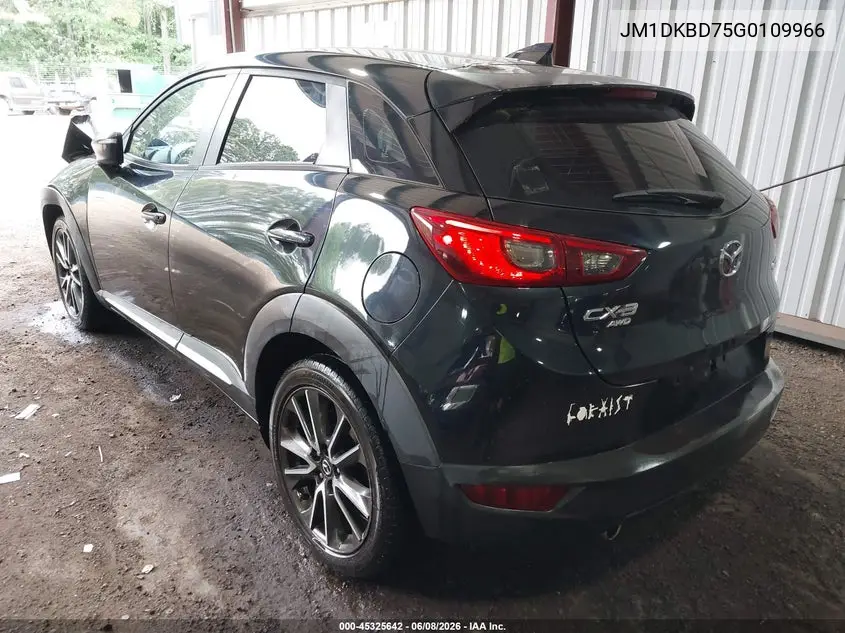 2016 Mazda Cx-3 Grand Touring VIN: JM1DKBD75G0109966 Lot: 45325642
