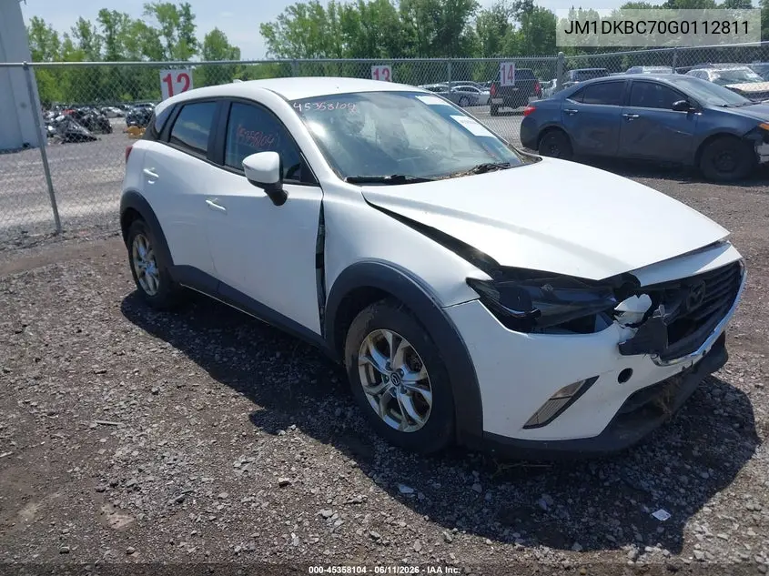 2016 Mazda Cx-3 Touring VIN: JM1DKBC70G0112811 Lot: 45358104