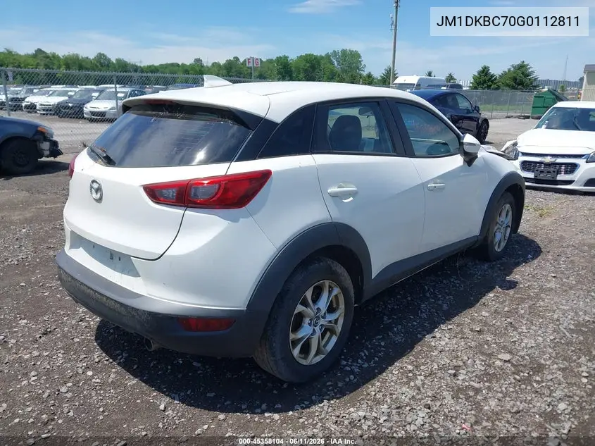 2016 Mazda Cx-3 Touring VIN: JM1DKBC70G0112811 Lot: 45358104
