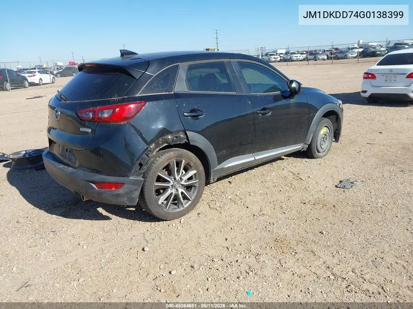 2016 Mazda Cx-3 Grand Touring VIN: JM1DKDD74G0138399 Lot: 45364651