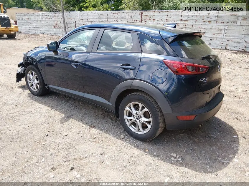 2016 Mazda Cx-3 Touring VIN: JM1DKFC74G0134866 Lot: 45409132